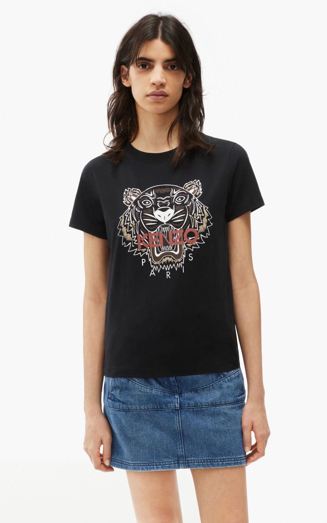 Camisetas Kenzo Tiger Mujer Negras - SKU.3273695